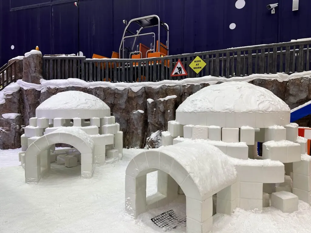 Igloos in the toddler play area