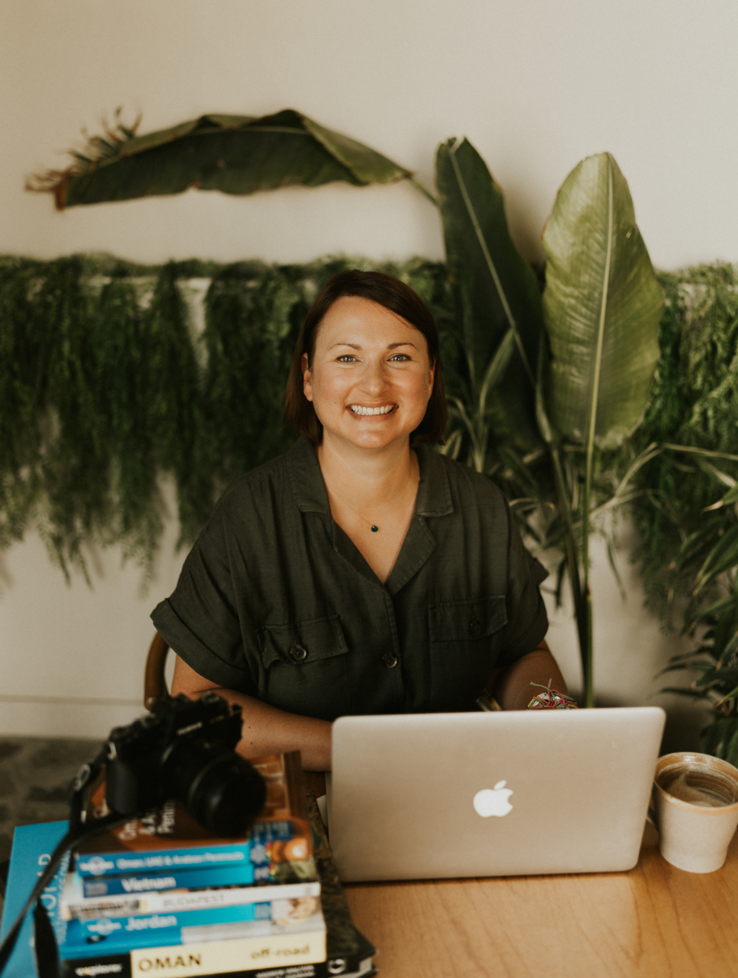Claire Hall, the editor of Oman Wanderlust website
