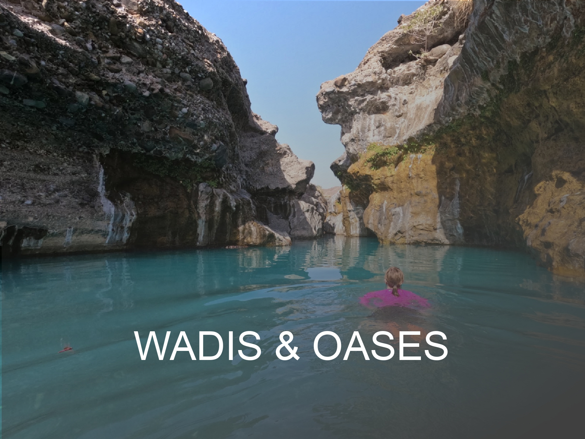 Click this button for a travel guide to Oman's wadis