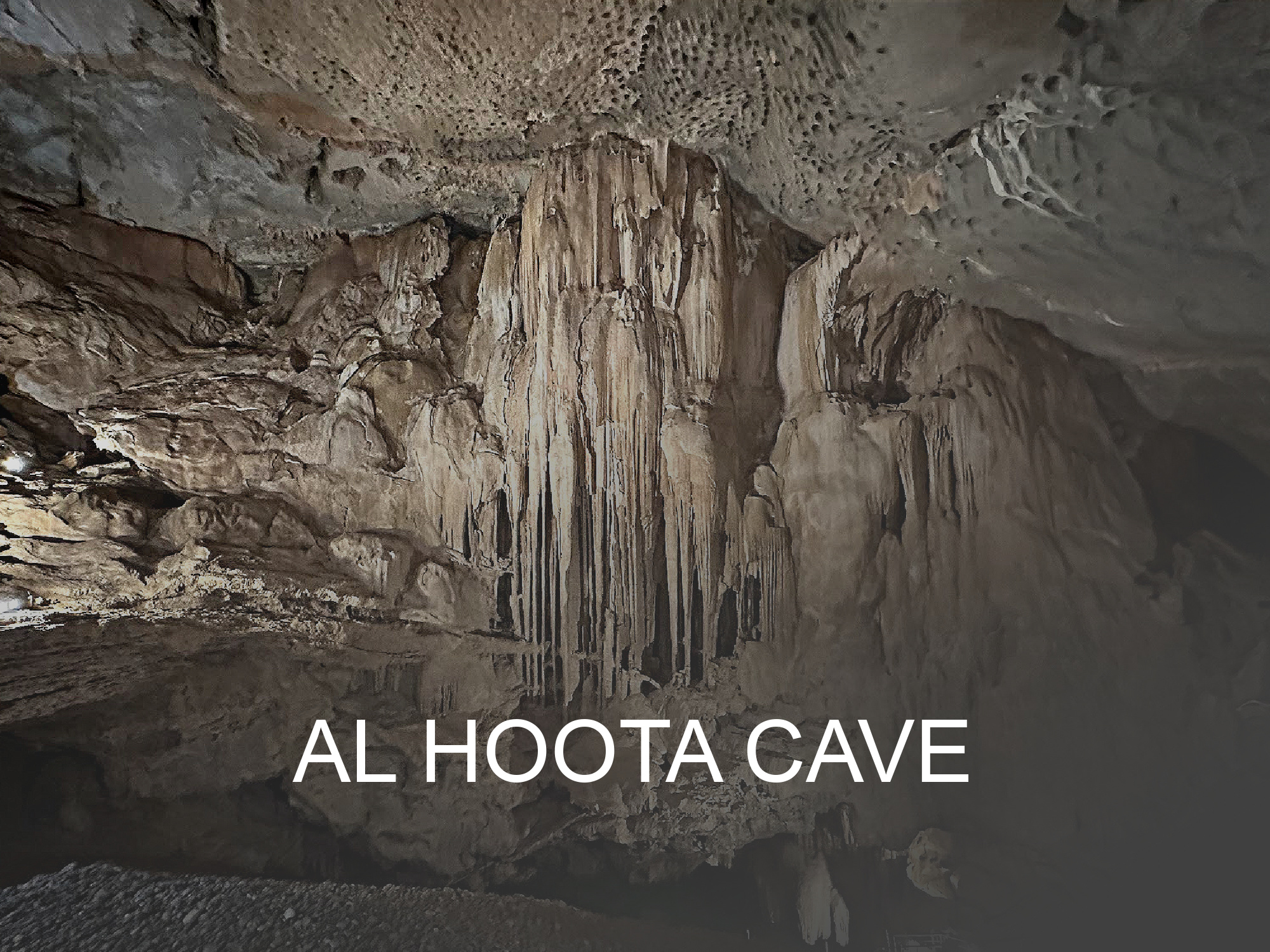 Click this button for a guide to Al Hoota Cave