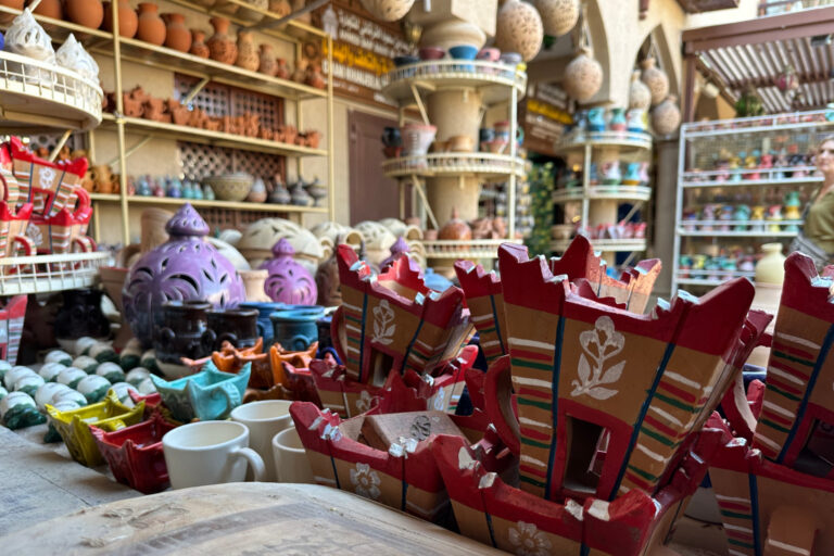 Oman made incense burners at Nizwa souq